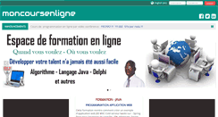 Desktop Screenshot of moncoursenligne.net